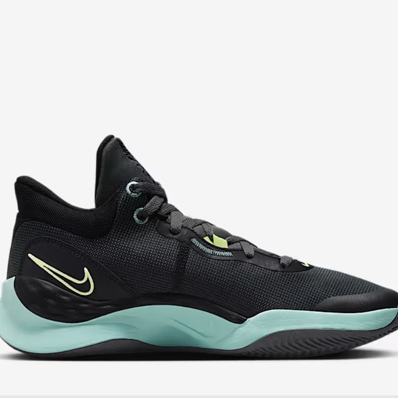 Nike Air Zoom G.T. Cut 2 Sneakers –  Men 5 – Black/Yellow/Blue Tint - Picture 2 of 6